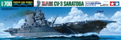 画像1: タミヤ 1/700 アメリカ海軍航空母艦 CV-3 サラトガ【プラモデル】