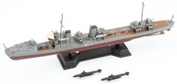 画像1: ピットロード 1/700 日本海軍 神風型駆逐艦 神風 フルハルパーツ＋特殊潜航艇 海龍付【プラモデル】