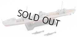 画像1: ピットロード 1/700 日本海軍 神風型駆逐艦 神風 フルハルパーツ＋特殊潜航艇 海龍付【プラモデル】