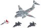 ピットロード 1/700 自衛隊航空機セット1（X-2、F-35A、F-35B×各4機、C-2×2機入り）【プラモデル】