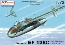 画像1: AZモデル 1/72 ユンカース EF128C 複座高等練習機【プラモデル】 