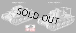画像2: FTF 1/72 独・Pz.kpfw.38(t) Ausf.C 軽戦車/Pz.BfWG.38(t)指揮戦車【プラモデル】