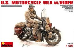 画像1: ミニアート 1/35 アメリカ軍バイクＷＬＡライダー付【プラモデル】