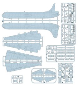 画像2: ローデン 1/144 米・コンベアXC-99大型輸送機・全幅７０ｍ【プラモデル】  