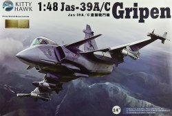 画像1: キティホークモデル 1/48 サーブ JAS39A/C グリペン【プラモデル】  