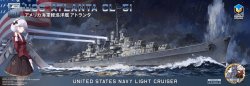 画像1: AOTORI MODEL 1/350 アメリカ海軍軽巡洋艦 アトランタ（CL-51）【プラモデル】  