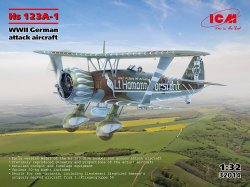 画像1: ICM 1/32 ヘンシェルHs123A-1（初期型）【プラモデル】  