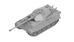 画像2: ピットロード 1/144 ドイツ陸軍 ティーガーII(P)戦車【プラモデル】  