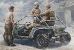 画像1: マスターボックス 1/35 ウクライナ軍マングース戦闘バギー+兵士3体民間人1体【プラモデル】  