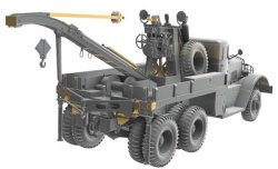 画像3: サンダーモデル 1/35 米・ワード・ラ・フランス M1000 シリーズ4・大型レッカー車1943型【プラモデル】  