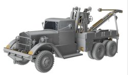 画像2: サンダーモデル 1/35 米・ワード・ラ・フランス M1000 シリーズ4・大型レッカー車1943型【プラモデル】  