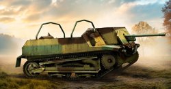 画像1: FTF 1/72 ポーランド・TKS-D自走砲47mm砲搭載【プラモデル】  