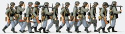 画像1: プライザー 1/72 独・行進する擲弾兵と機関銃手1939-45【プラモデル】  