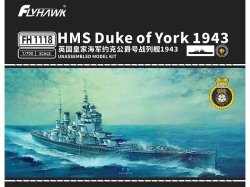 画像1: フライホークモデル 1/700 HMS デューク・オブ・ヨーク 1943 (通常版)【プラモデル】  