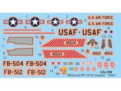 画像4: バロム 1/144 RF-101A ヴ―ドゥ―【プラモデル】  