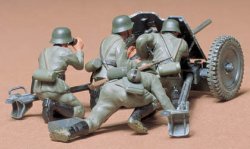 画像1: タミヤ 1/35 ドイツ37mm対戦車砲 PAK35/36 【プラモデル】  