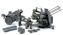 画像1: タミヤ 1/48 ドイツ20mm四連高射機関砲38型  