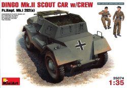 画像1: ミニアート 1/35 イギリス偵察装甲車ディンゴMk.II(ドイツPz.Kmpf.Mk.1 202e)