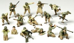 画像1: タミヤ 1/48 WW.IIアメリカ歩兵GIセット  