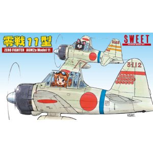 画像: スウィート 1/144 零戦11型【プラモデル】