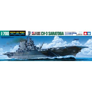 画像: タミヤ 1/700 アメリカ海軍航空母艦 CV-3 サラトガ【プラモデル】