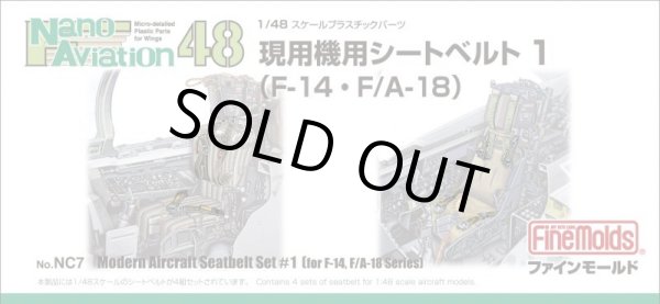 画像1: ファインモールド 1/48 現用機用シートベルト 1 （F-14・F/A-18用）【プラモデル】 