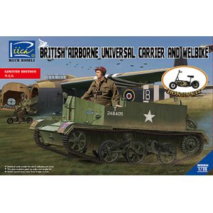 画像: リッチモデル 1/35 英ユニバーサルキャリア空挺タイプ(空挺バイク付き限定品)【プラモデル】