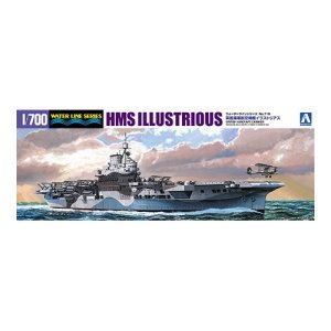 画像: アオシマ 1/700 英国海軍 航空母艦 イラストリアス【プラモデル】