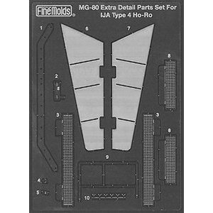 画像: ファインモールド 1/35 四式自走砲用エッチングパーツ【プラモデル】