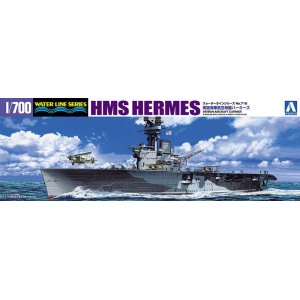 画像: アオシマ 1/700 英国海軍航空母艦 HMSハーミーズ インド洋セイロン沖海戦【プラモデル】