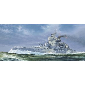 画像: ピットロード 1/700 英国海軍 戦艦 ウォースパイト 1942【プラモデル】