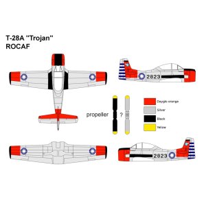 画像: ミニウイング 1/144 ノースアメリカン T-28Aトロージャン「台湾空軍」【プラモデル】