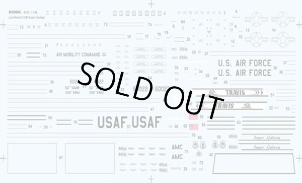 画像2: ローデン 1/144 米・ロッキードC-5M近代改修型スーパーギャラクシー戦略輸送機【プラモデル】