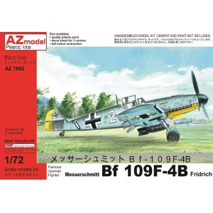 画像: AZモデル 1/72 メッサーシュミット Bf109F-4/B「戦闘爆撃機型」【プラモデル】 