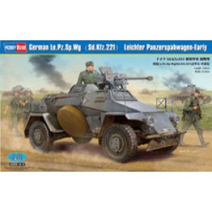 画像: ホビーボス 1/35 ドイツ Sd.Kfz.221 軽装甲車 初期型【プラモデル】