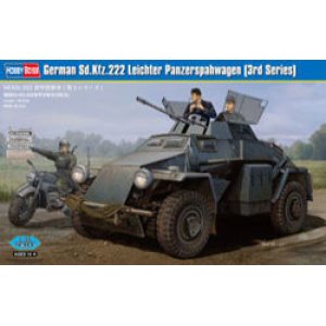 画像: ホビーボス 1/35 ドイツ Sd.Kfz.222 軽装偵察車(第3シリーズ）【プラモデル】