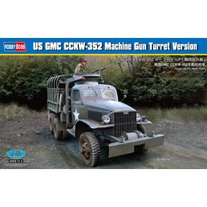 画像: ホビーボス 1/35 GMC CCKW-352 カーゴトラック（機関銃装備）【プラモデル】