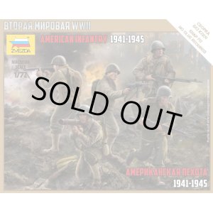 画像: ズベズダ 1/72 米陸軍兵 WW.II【プラモデル】 