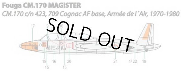 画像1: ミニウィング 1/144 フーガ CM.170 マジステール フランス空軍【プラモデル】 
