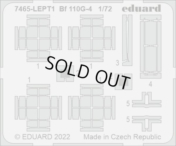 画像3: エデュアルド 1/72 メッサーシュミットBf110G-4 ウィークエンドエディション【プラモデル】 