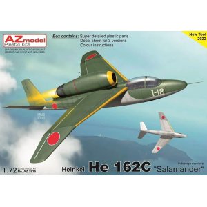 画像: AZモデル 1/72 He162C サラマンダー 海外仕様【プラモデル】