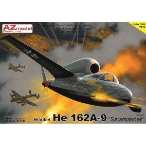 画像: AZモデル 1/72 He162A-9 サラマンダー JG.300【プラモデル】