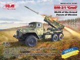 画像: ICM 1/72 ウクライナ軍 BM-21 グラート 多連装ロケットシステム【プラモデル】 