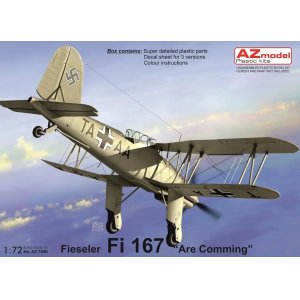 画像: AZモデル 1/72 フィゼラー Fi167 襲来【プラモデル】 