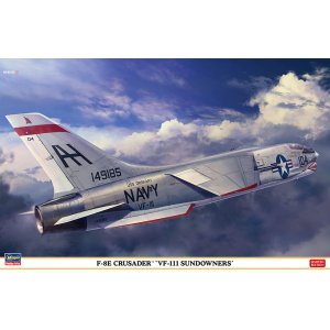 画像: ハセガワ 1/48 F-8E クルーセイダー “VF-111 サンダウナーズ”【プラモデル】 