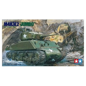 画像: タミヤ 1/35 アメリカ M4A3E2 中戦車ジャンボ【プラモデル】