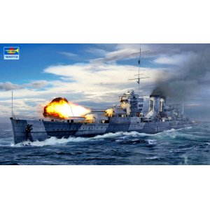 画像: トランペッター 1/700 イギリス海軍 重巡洋艦 HMS ヨーク【プラモデル】  