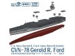 画像3: マジックファクトリー 1/700 ジェラルド・R・フォード級航空母艦 CVN-78 USS ジェラルド・R・フォード【プラモデル】 