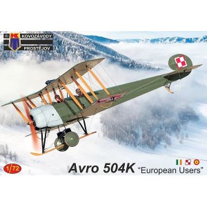 画像: KPモデル 1/72 アブロ 504K ヨーロッパユーザー【プラモデル】  