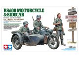 画像: タミヤ 1/35 ドイツ軍用サイドカー KS600【プラモデル】 